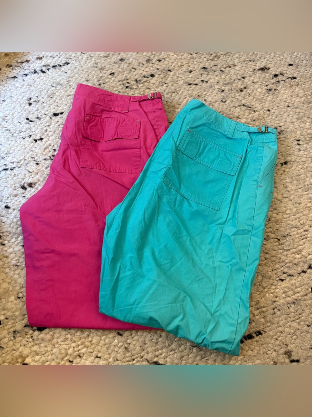 Lot Of 2 Izod Chino Capri Pants Y2K Womens 14 100% Cotton